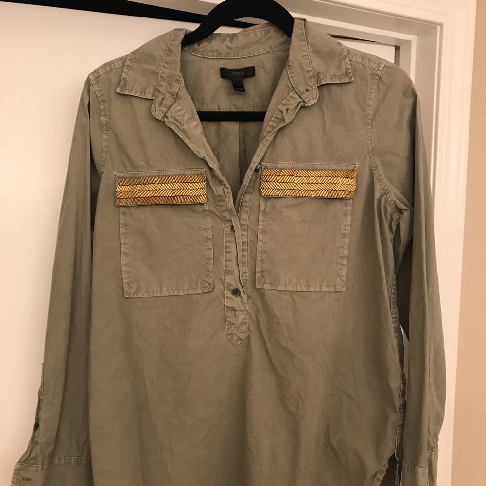 J. Crew Women’s Military Button Down